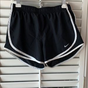Black athletic shorts